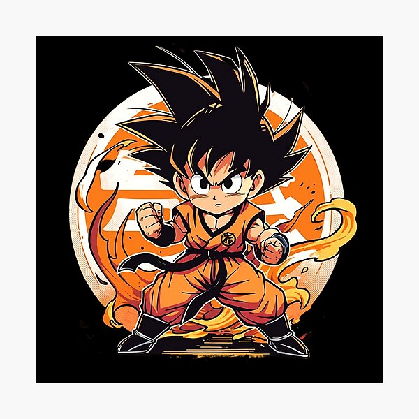 Dragon Ball Son Goku Photographic Print by NameYourWorld