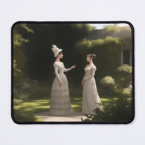 Item preview, Lady Catherine de Bourgh Visits Elizabeth Bennet Pride And Prejudice Inspired Art designed and sold by CDC40.