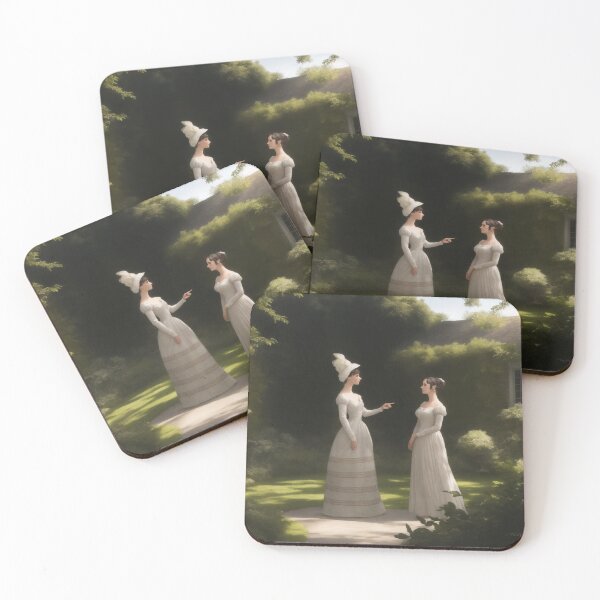 Item preview, Lady Catherine de Bourgh Visits Elizabeth Bennet Pride And Prejudice Inspired Art designed and sold by CDC40.