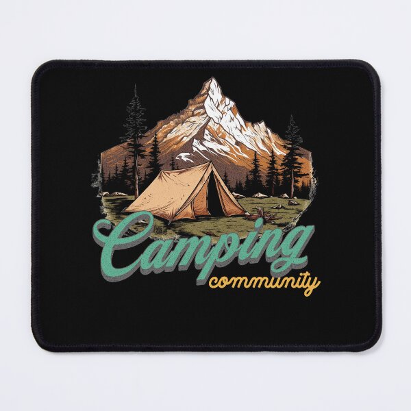 Item preview, Mountain-View Tent: Camping Community Emblem designed and sold by Zandalus.