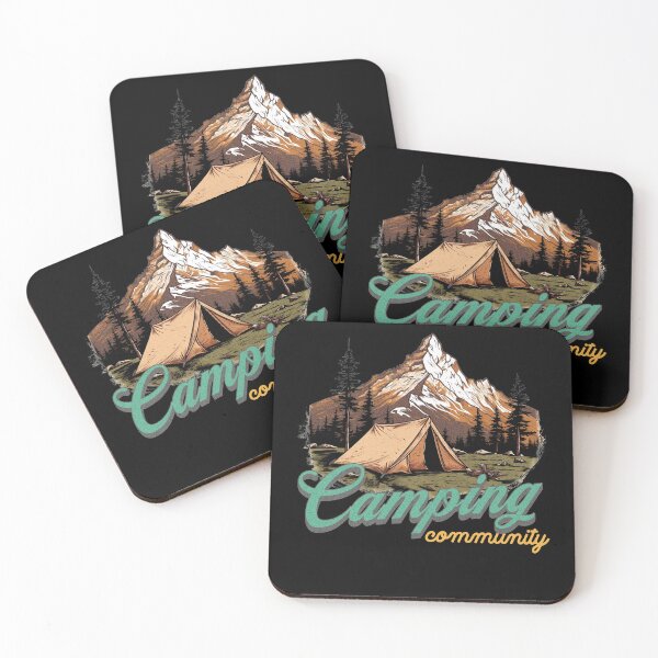 Item preview, Mountain-View Tent: Camping Community Emblem designed and sold by Zandalus.