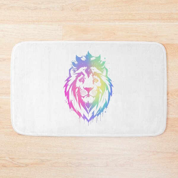 Item preview, Lion King Rainbow Watercolor Gradient designed and sold by AnimalLover4eva.