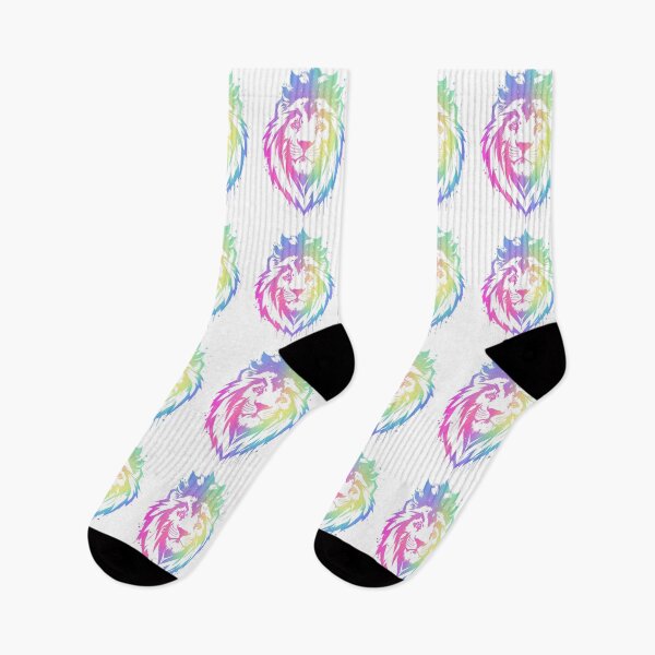 Item preview, Lion King Rainbow Watercolor Gradient designed and sold by AnimalLover4eva.