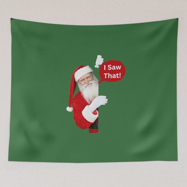 Item preview, "I Saw That" Santa Claus designed and sold by PompousPeasant.