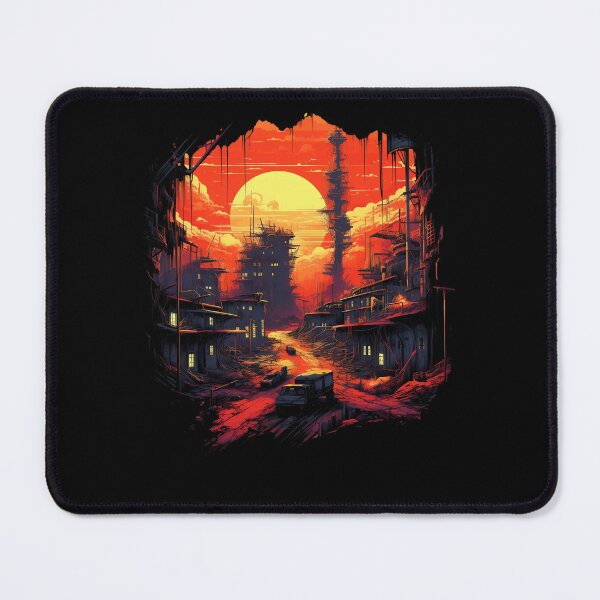 Item preview, Apocalyptic Wasteland: Crumbling Buildings at Sunset designed and sold by Zandalus.