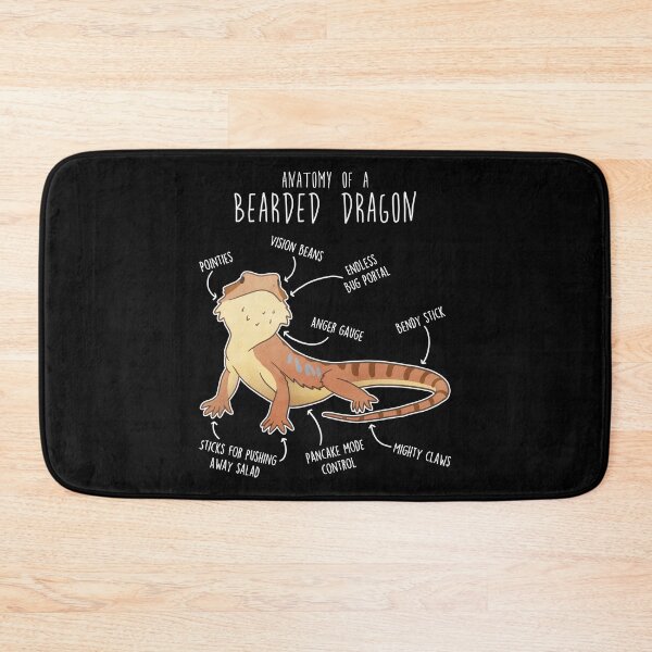Item preview, Bearded Dragon Lizard Reptile Anatomy designed and sold by Clara Hollins.