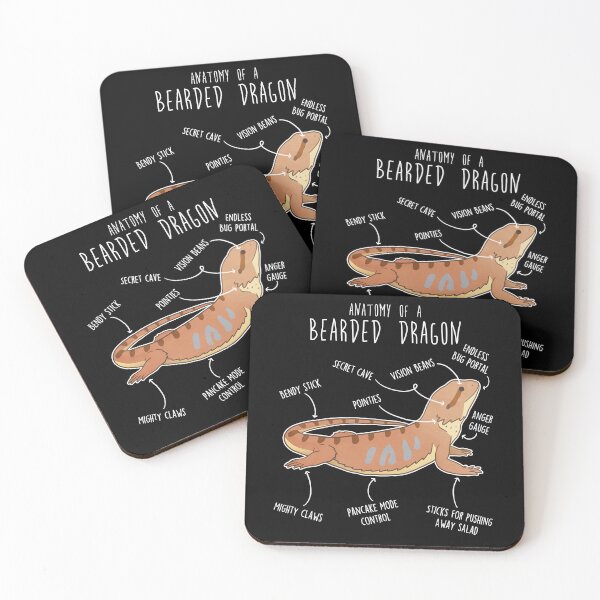 Item preview, Bearded Dragon Lizard Reptile Anatomy designed and sold by Clara Hollins.