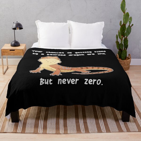 Item preview, Bearded Dragon Lizard Reptile Never Zero designed and sold by Clara Hollins.
