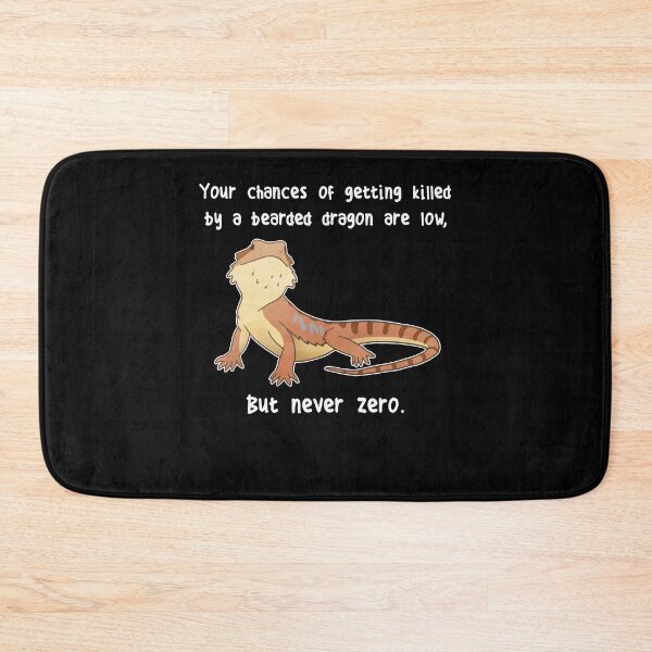 Item preview, Bearded Dragon Lizard Reptile Never Zero designed and sold by Clara Hollins.