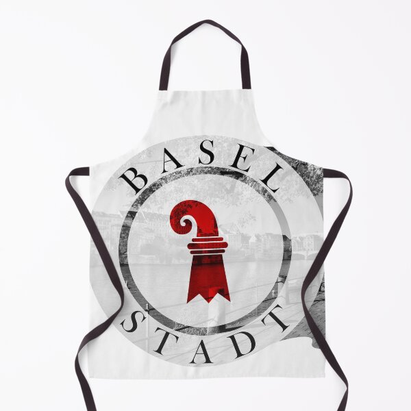Item preview, Basel city canton flag, riverside charm on Rhine designed and sold by EclecticCharm.