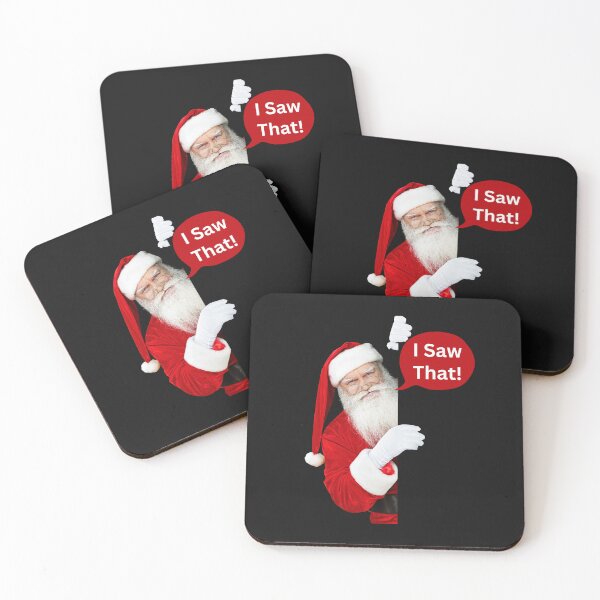 Item preview, "I Saw That" Santa Claus designed and sold by PompousPeasant.