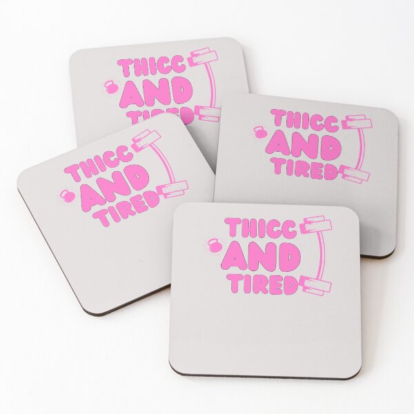 Item preview,  Thicc And Tired    - Funny Gym Quote designed and sold by unique things.