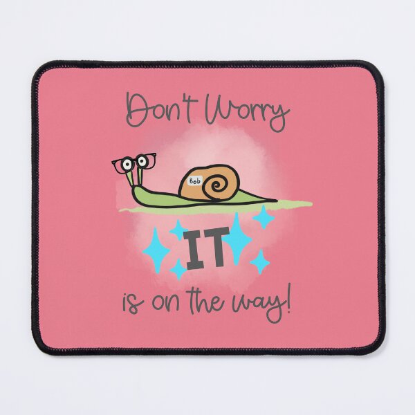 Item preview, Adorable Snail Tech Support Cartoon Snail With Glasses designed and sold by Renata Illustrata.