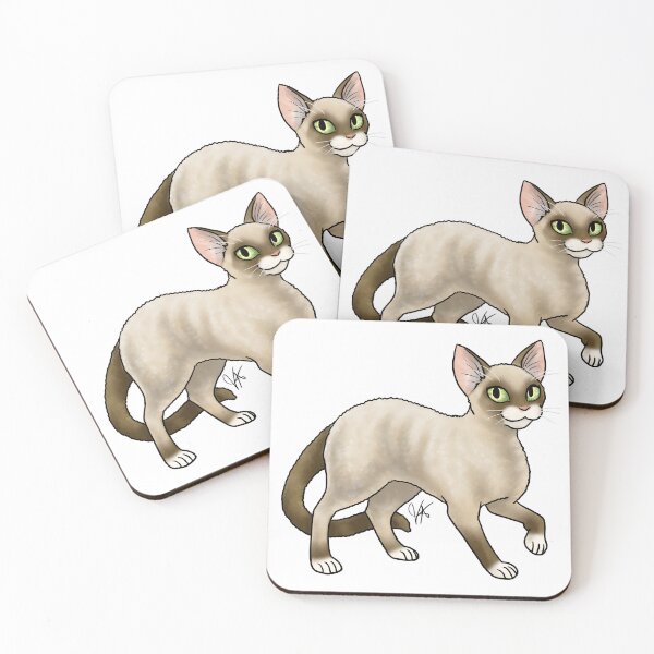 Item preview, Cat - Devon Rex - Seal Point designed and sold by Jennifer Stolzer.