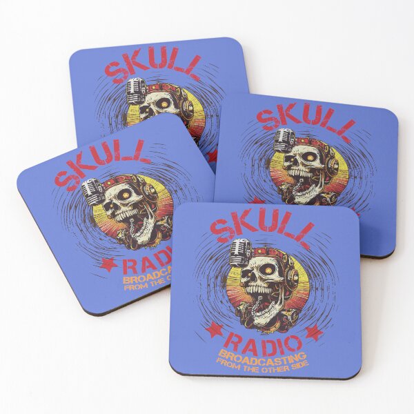 Item preview, Skull Radio - broadcasting from the other side designed and sold by KoandZo.
