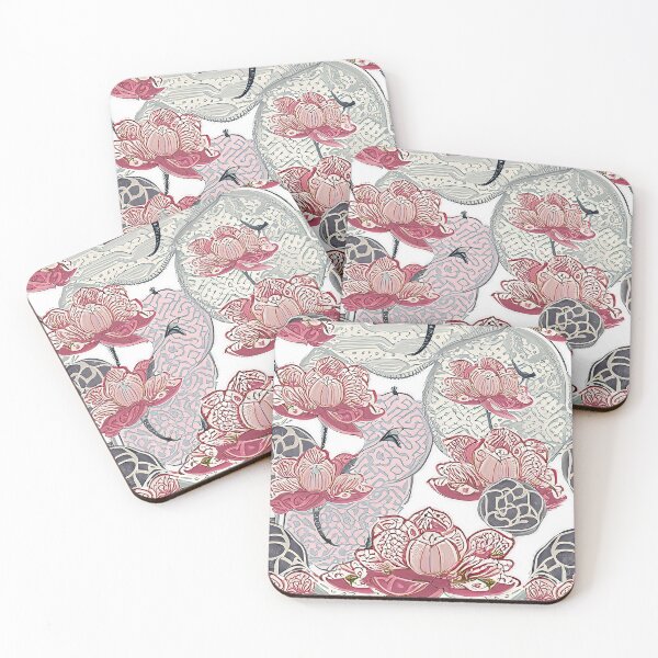 Item preview, Cherry Blossom Lotus Japanese Style Pattern designed and sold by Letitgo.guru Swag.