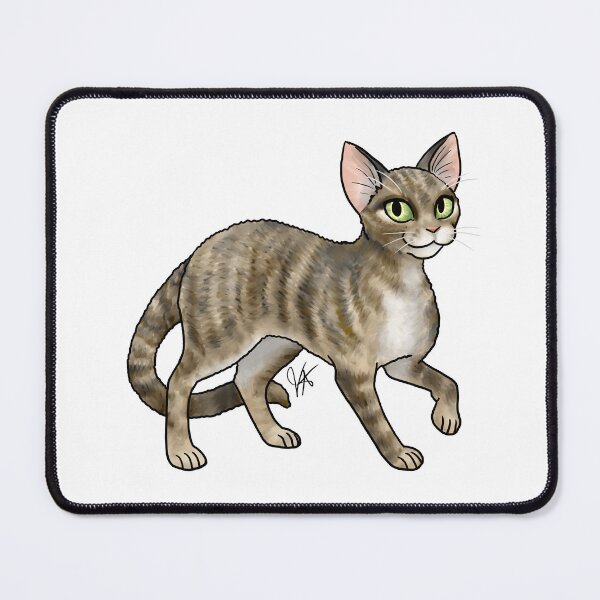 Item preview, Cat - Devon Rex - Tabby designed and sold by Jennifer Stolzer.
