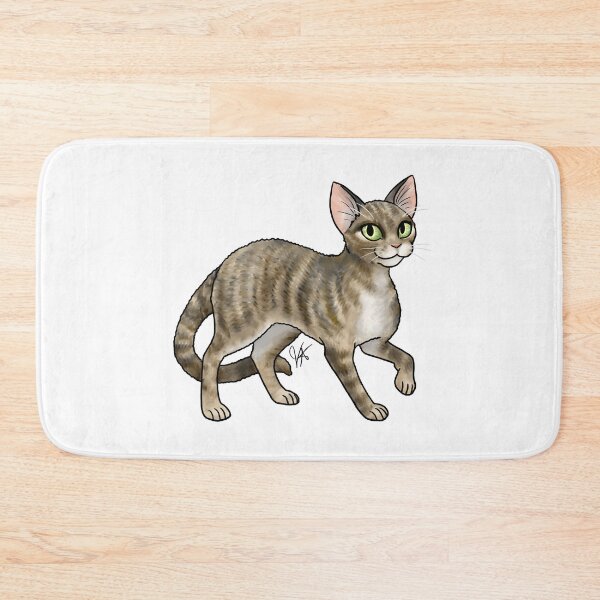 Item preview, Cat - Devon Rex - Tabby designed and sold by Jennifer Stolzer.
