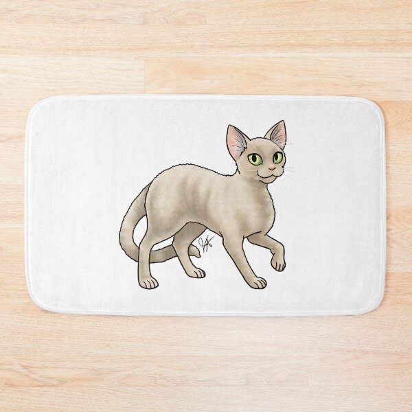 Item preview, Cat - Devon Rex - Tan designed and sold by Jennifer Stolzer.
