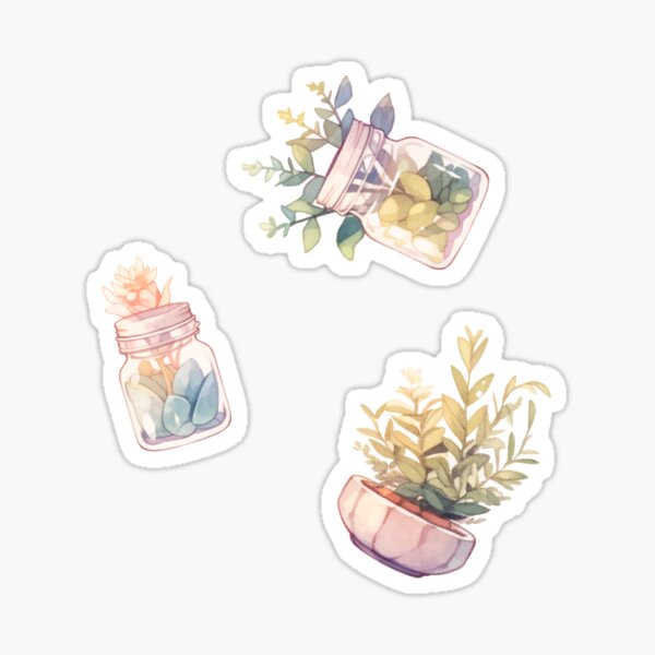 Botanical sticker' Sticker