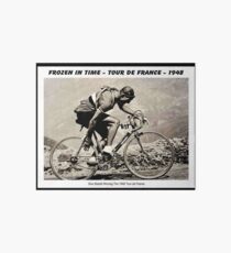Lámina de exposición GINO BARTALI: Vintage 1948 ganador de la impresión publicitaria de Tour De France