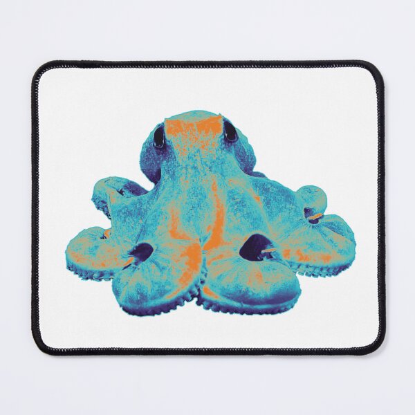Item preview, Sitting Pretty Octopus, in blue and orange designed and sold by DreamingBeetle.