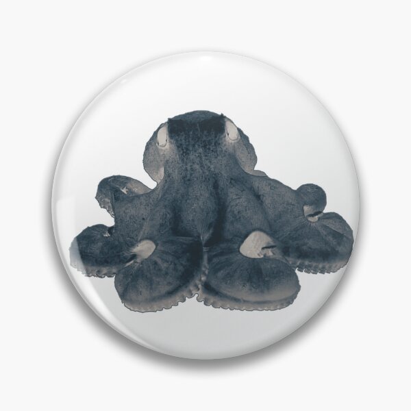 Item preview, Sitting Pretty Octopus, in negative designed and sold by DreamingBeetle.
