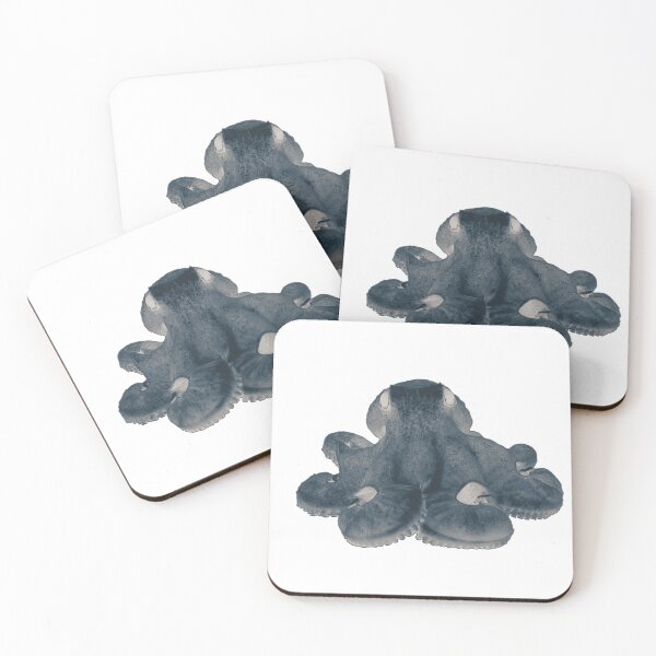 Item preview, Sitting Pretty Octopus, in negative designed and sold by DreamingBeetle.