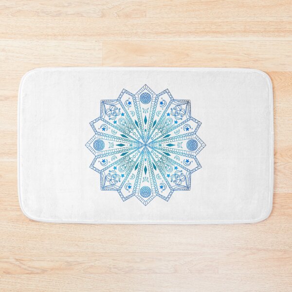 Item preview, Mandala- Blue/Moth Green designed and sold by Majo Art ✦ Digital Artist .
