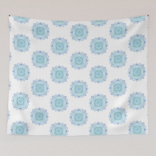 Item preview, Mandala- Blue/Moth Green designed and sold by Majo Art ✦ Digital Artist .