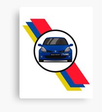 Renault Clio Sport 197 Flag / Front Canvas Print