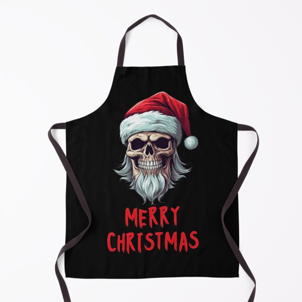 Item preview, Merry Christmas Skull Wearing Santa Hat | Merry Christmas 2023 Ho Ho Ho designed and sold by CoolHippoQuotes.