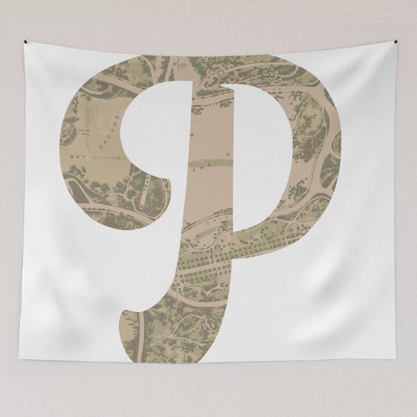 Item preview, Vintage Travel Letter P designed and sold by Wenkatdesigns.