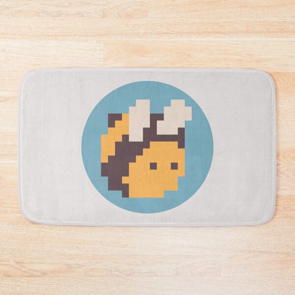 Item preview, Pixel Bee - Blue designed and sold by Little Lamb's Lore.