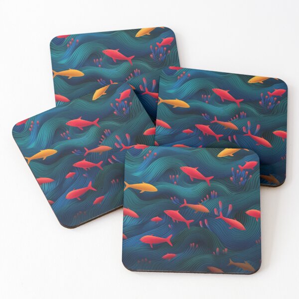 Item preview, Multicolored Marine Life designed and sold by haydentinker.