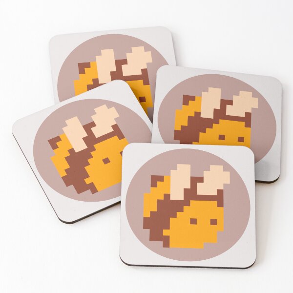 Item preview, Pixel Bee - Pink designed and sold by Little Lamb's Lore.