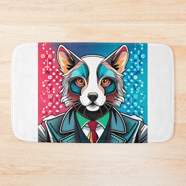 Item preview, Neon Futuristic Cyberpunk Fox designed and sold by nashthrift.