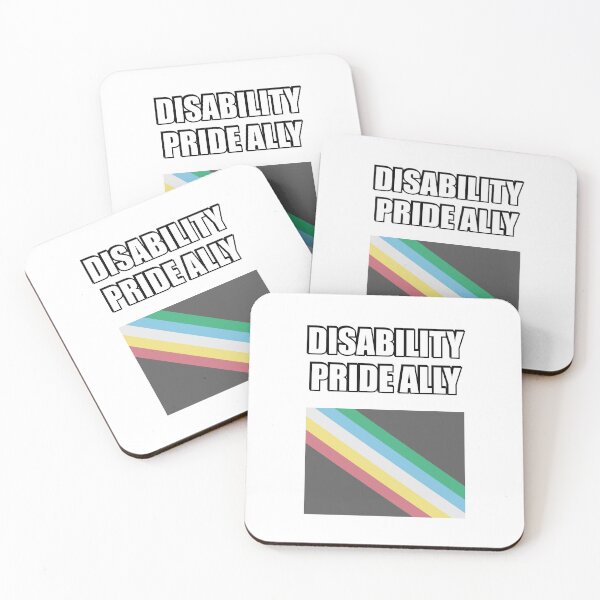 Item preview, Disability Pride Flag Ally  - Disabled Is Not A Dirty Word designed and sold by Inspirationmotivation.