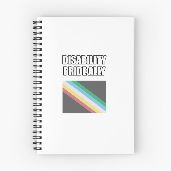 Item preview, Disability Pride Flag Ally  - Disabled Is Not A Dirty Word designed and sold by Inspirationmotivation.