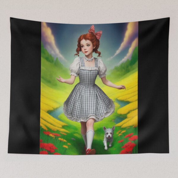 Item preview, Dorothy And Toto Wizard Of Oz Inspired Art designed and sold by CDC40.