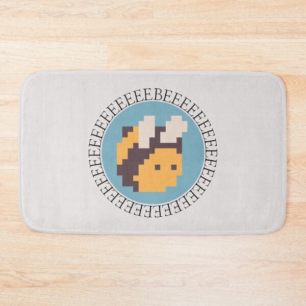 Item preview, Pixel Beeeeeeeeee - Blue designed and sold by Little Lamb's Lore.