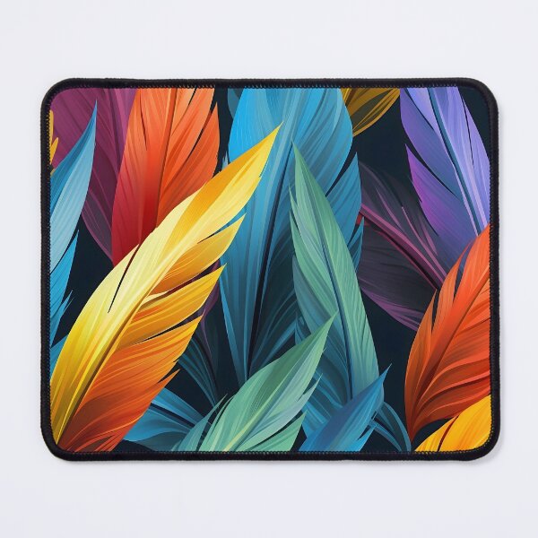 Item preview, Vibrant Feather Collection Graphic Design designed and sold by imaginariumlab.