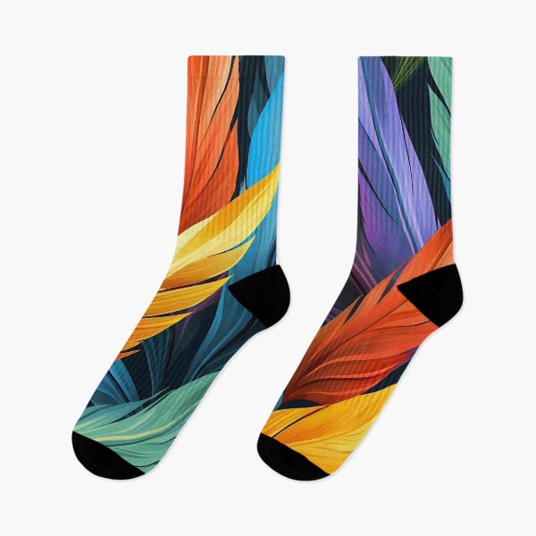Item preview, Vibrant Feather Collection Graphic Design designed and sold by imaginariumlab.