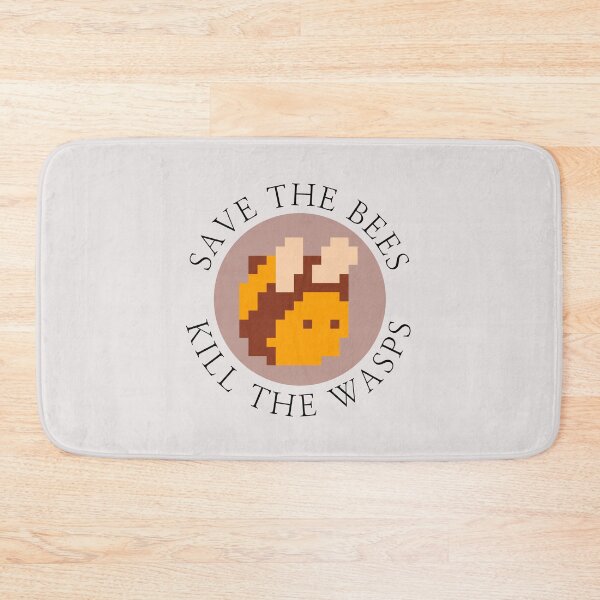 Item preview, Save the bees, kill the wasps - Pink designed and sold by Little Lamb's Lore.