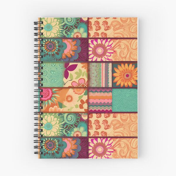 Item preview, Bright Floral Tiles Pattern designed and sold by TheMerch-er.