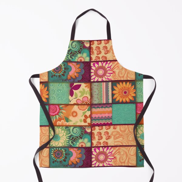Item preview, Bright Floral Tiles Pattern designed and sold by TheMerch-er.