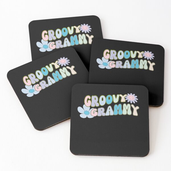 Item preview, GROOVY GRAMMY -  Grandchildren, Hippie Gma, Pacific Ocean, Pastel Sunset designed and sold by Sun Sand & Sea Art.