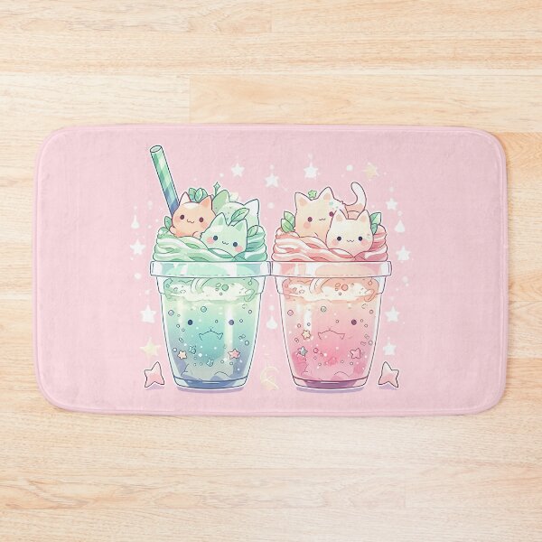 Item preview, Summer Brew Neko - Peppermint Sunrise Ice Tea designed and sold by SnarkyDoodles.