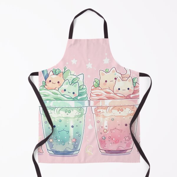 Item preview, Summer Brew Neko - Peppermint Sunrise Ice Tea designed and sold by SnarkyDoodles.