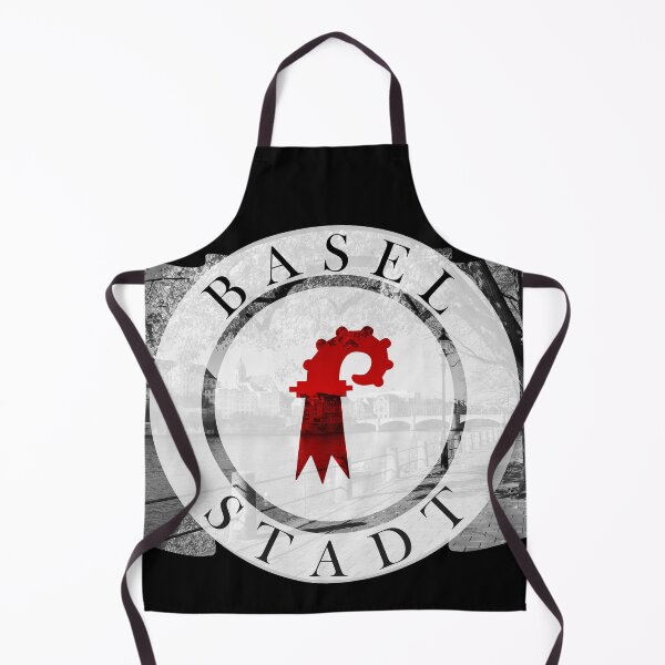 Item preview, Basel city canton flag, riverside charm on Rhine designed and sold by EclecticCharm.